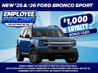 New 25 and 26 Ford Bronco Sport 