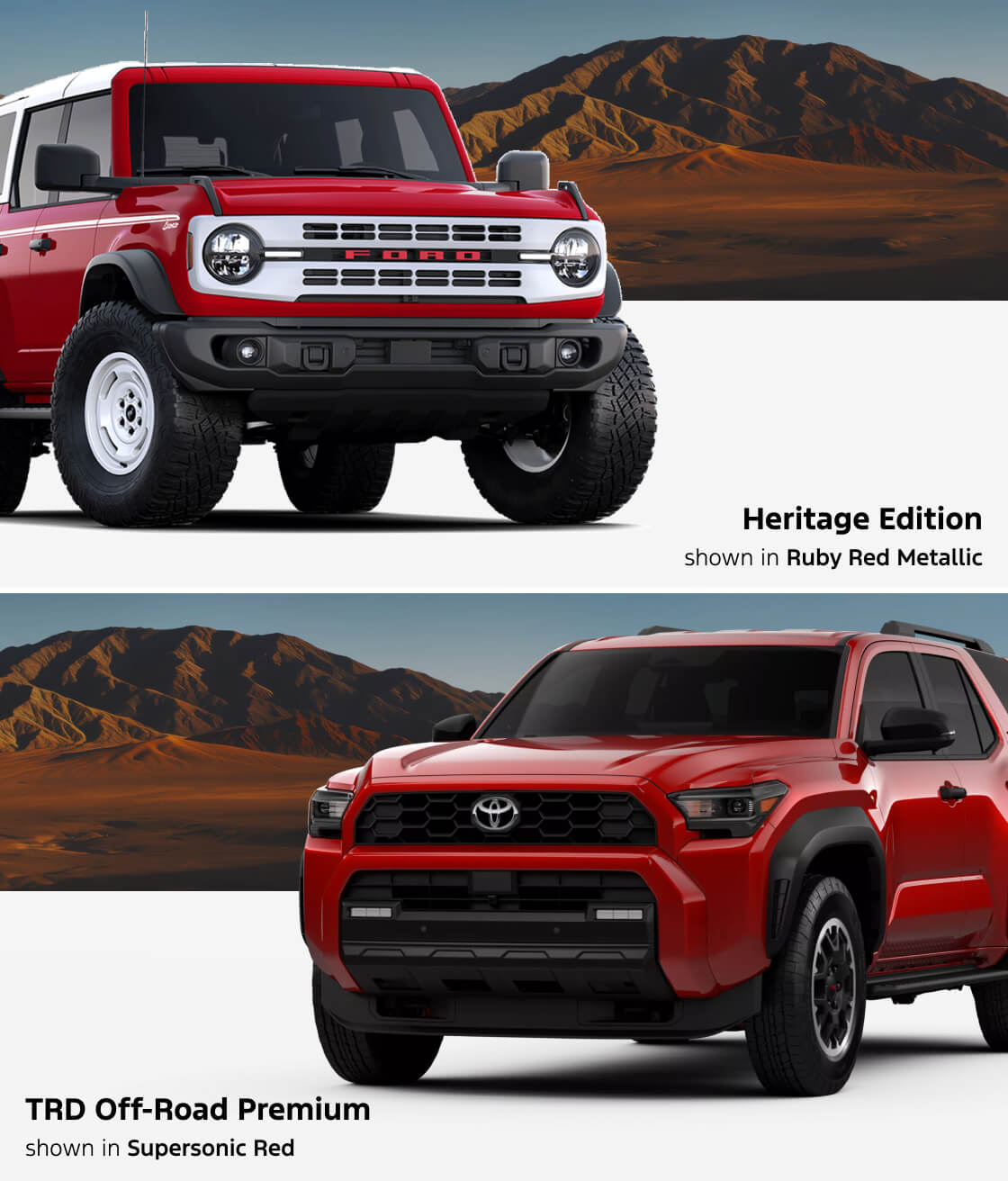 Ford Bronco vs. Toyota 4Runner Price, Trims & Value