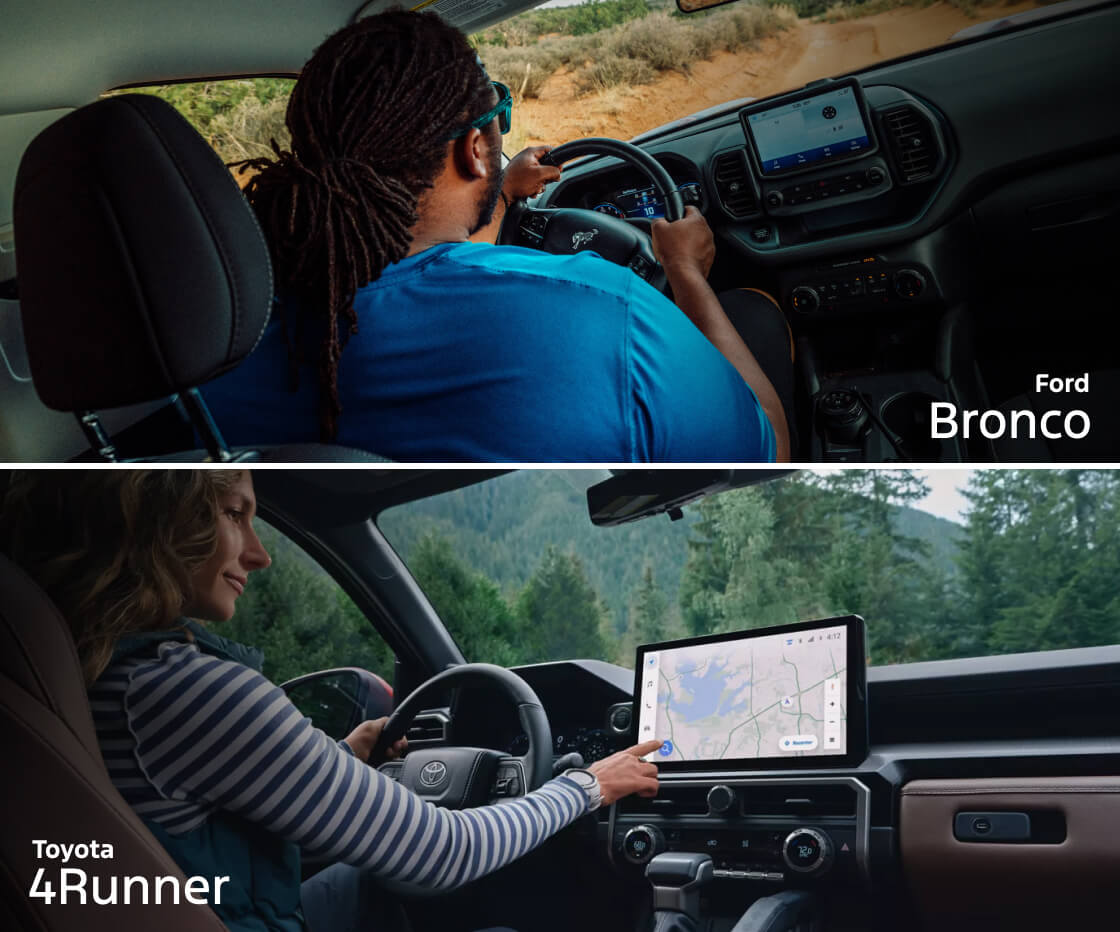 Ford Bronco vs. Toyota 4Runner MPG & Safety