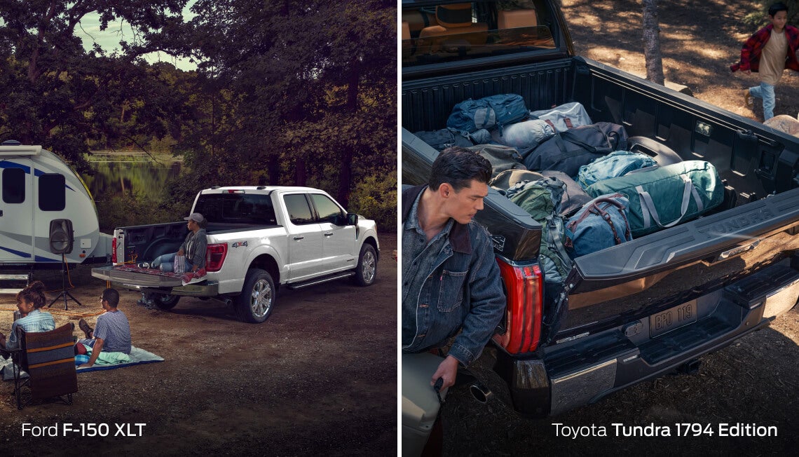 Ford F-150 vs. Toyota Tundra: Towing & Hauling Capacity