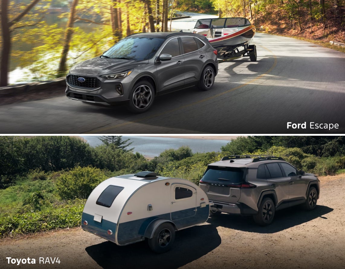 Ford Escape vs. Toyota RAV4 Towing Capacity